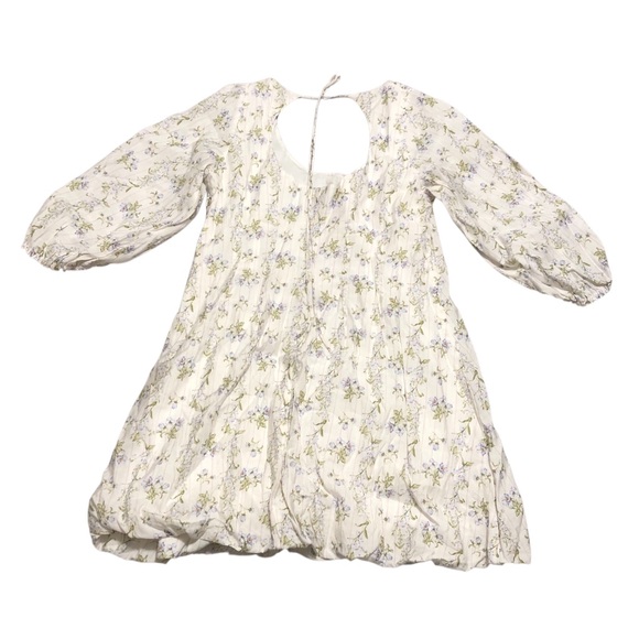 Brock Collection x H&M Bubble Hem Floral Dress Size Large - Picture 4 of 6